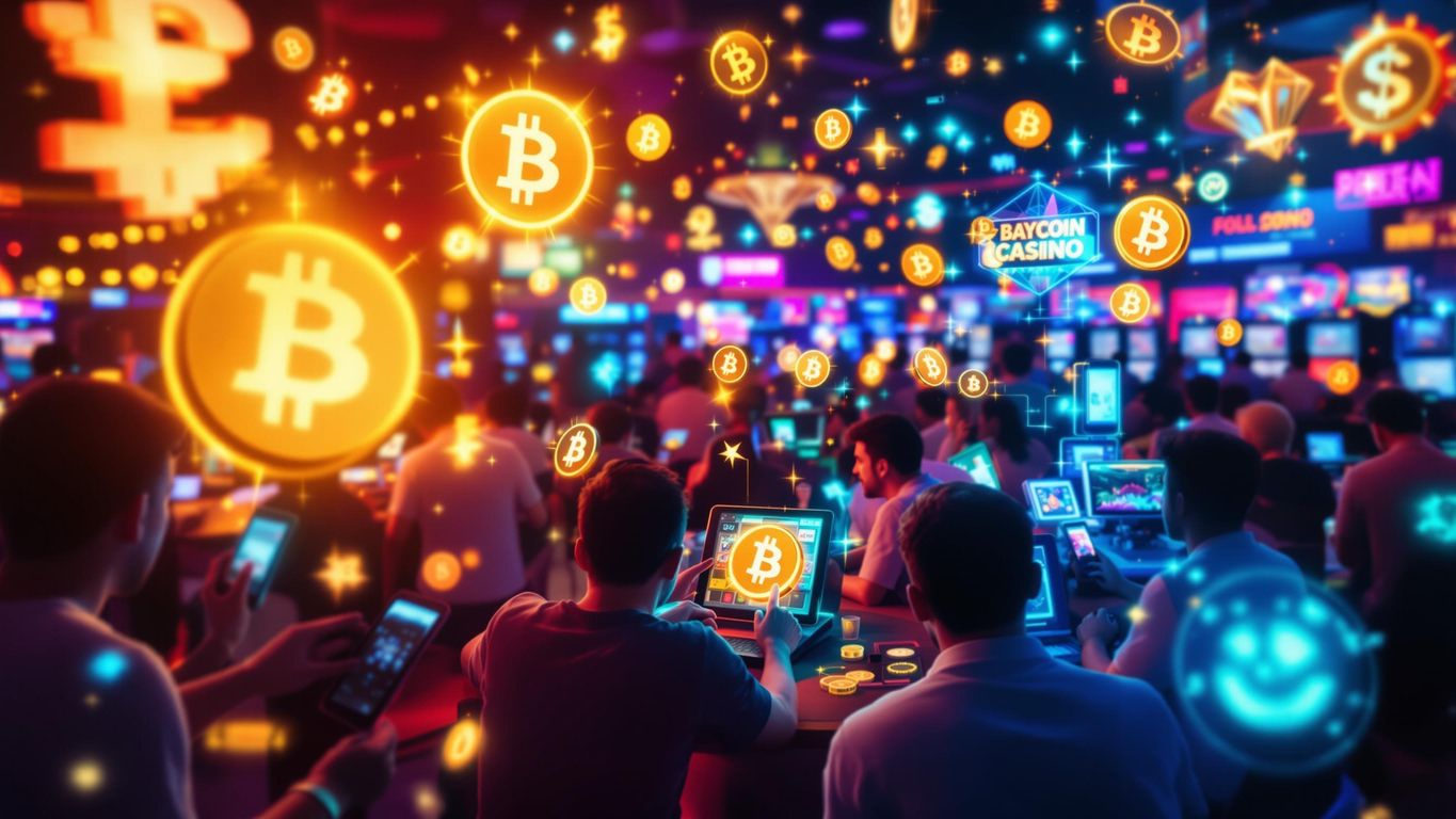 People enjoying online casinos with cryptocurrency in Malaysia.