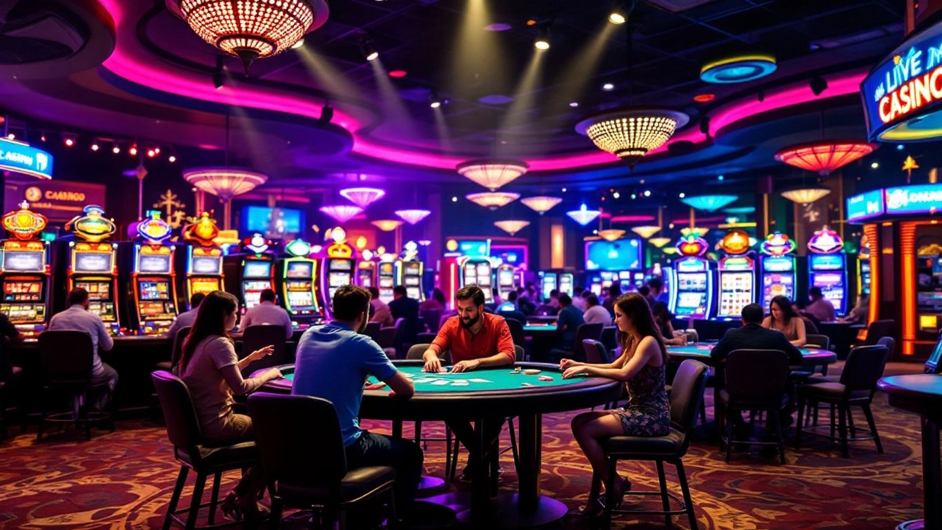 Players enjoying live casino games in Malaysia.