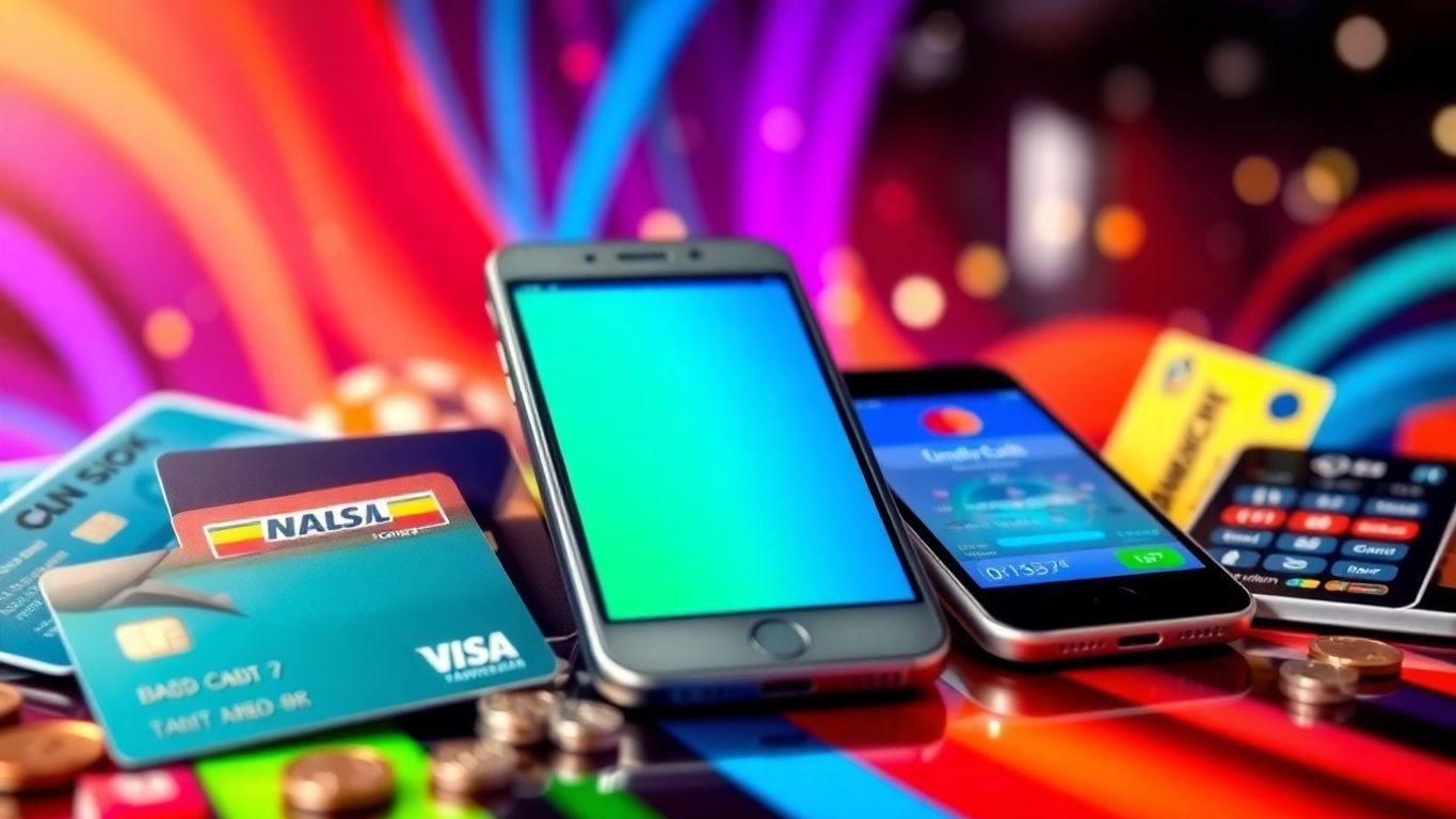 Colorful payment methods for online casinos in Malaysia.